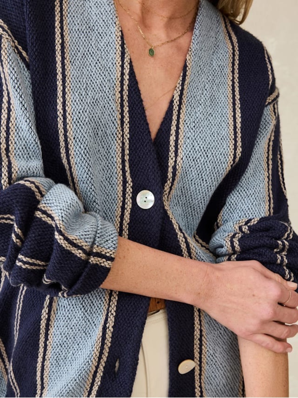 Faherty Dockside Organic Cotton Cardigan - Picture 8 of 12